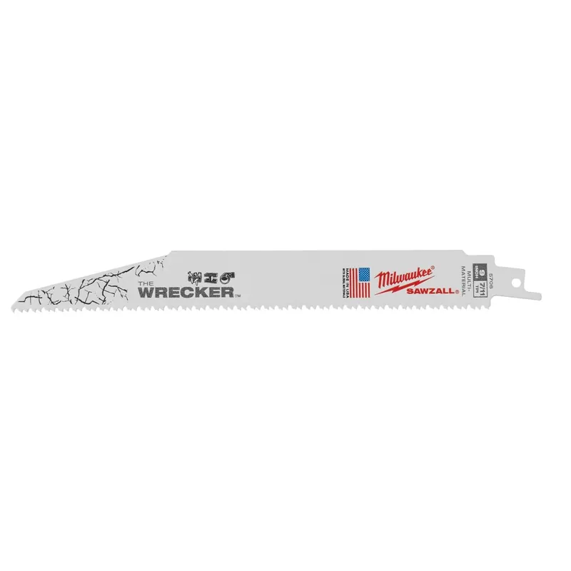 The Wrecker 9 In. Bi-metal Demo Reciprocating Saw Blade 7/11 Tpi 1 Pk