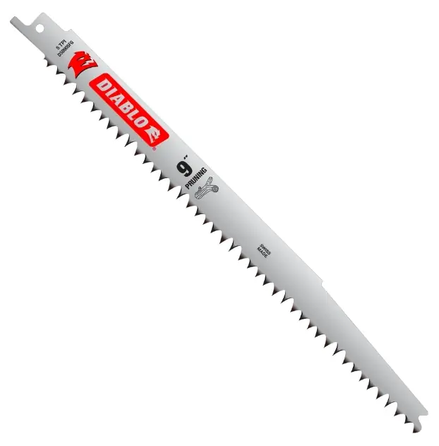 9 In. Bi-metal Pruning & Fast Clean Wood Reciprocating Saw Blade 5 Tpi 5 Pk
