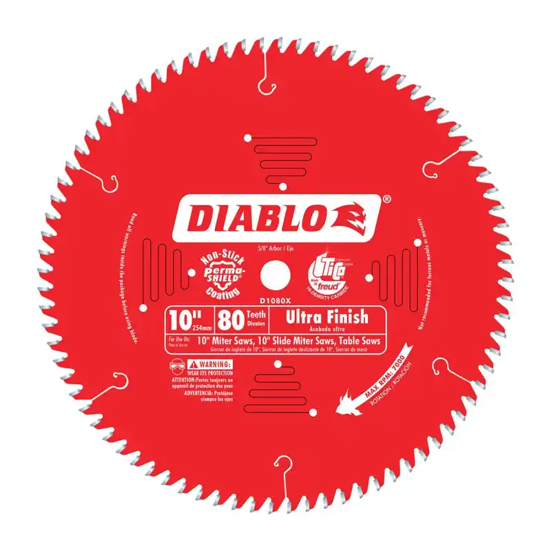 10 In. D X 5/8 In. Tico Hi-density Carbide Circular Saw Blade 80 Teeth 1 Pk