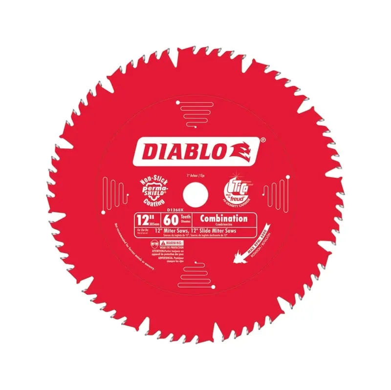 12 In. D X 1 In. Tico Hi-density Carbide Circular Saw Blade 60 Teeth 1 Pk