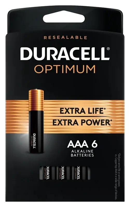 Optimum Aaa Alkaline Batteries 6 Pk Carded