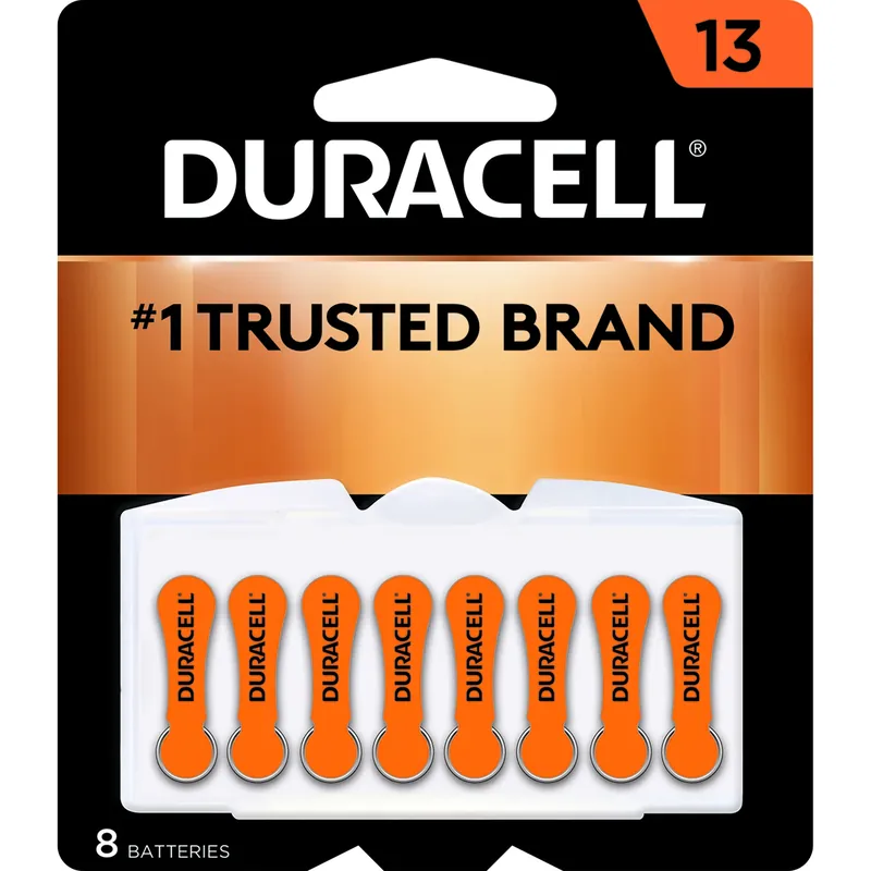 Zinc Air 13 1.4 V 300 Mah Hearing Aid Battery 8 Pk