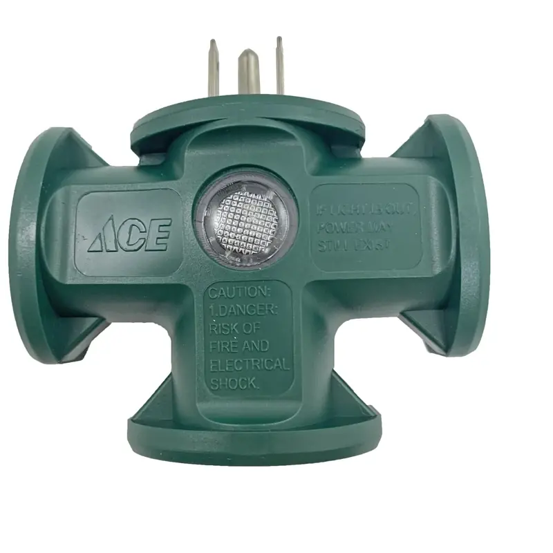 Projex Grounded 3 Outlets Triple Tap Adapter 1 Pk