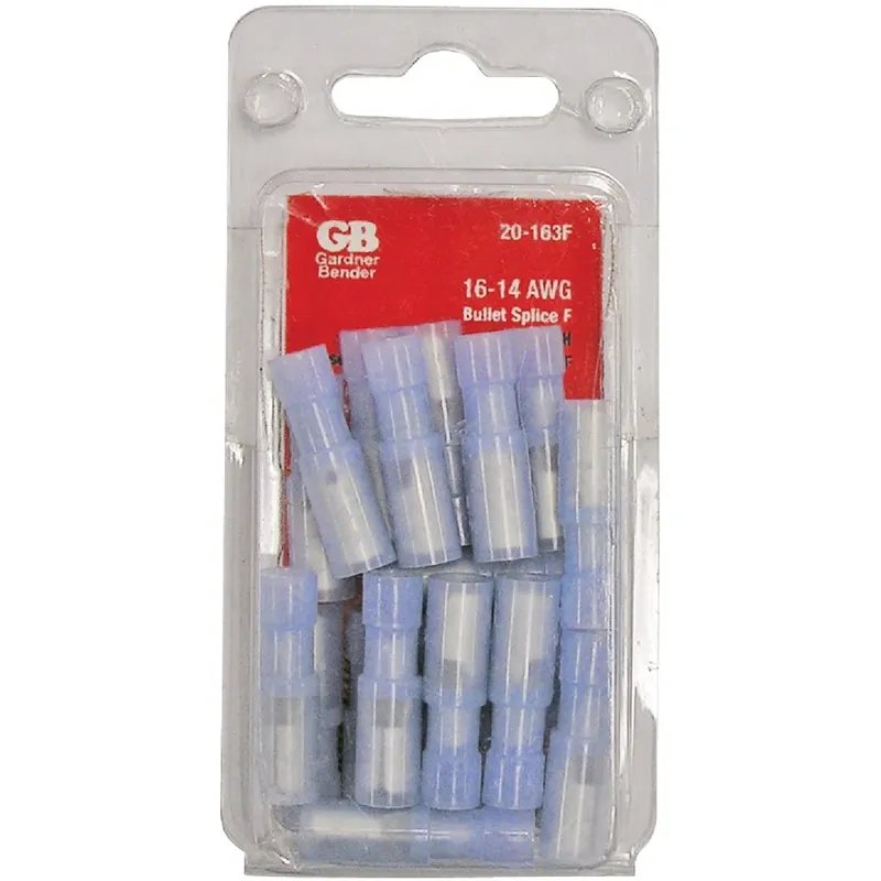 16-14 Ga. Insulated Wire Terminal Bullet Blue 20 Pk