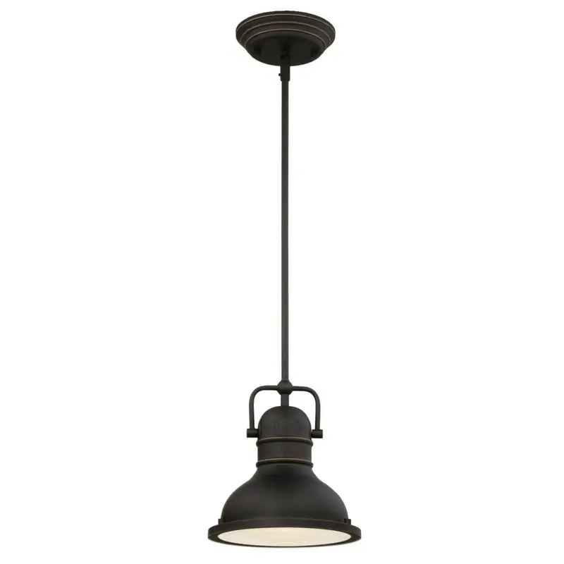 Led Mini Pendant Light, Dimmable, Oil-rubbed Bronze, 9-watt