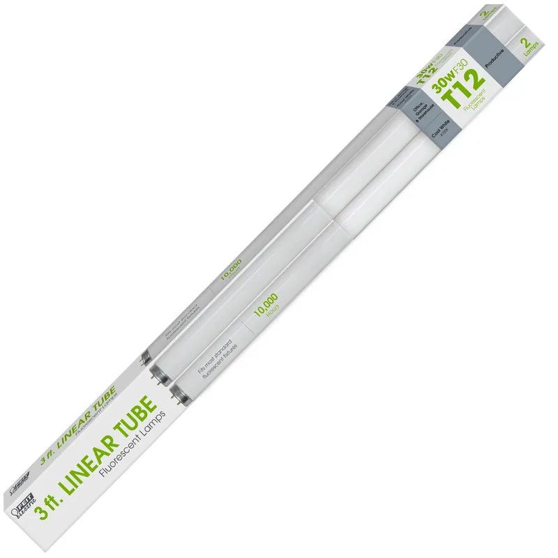 Legacy Bulbs 30 W T12 1.5 In. D X 36 In. L Fluorescent Bulb Cool White Linear 4100 K 2 Pk