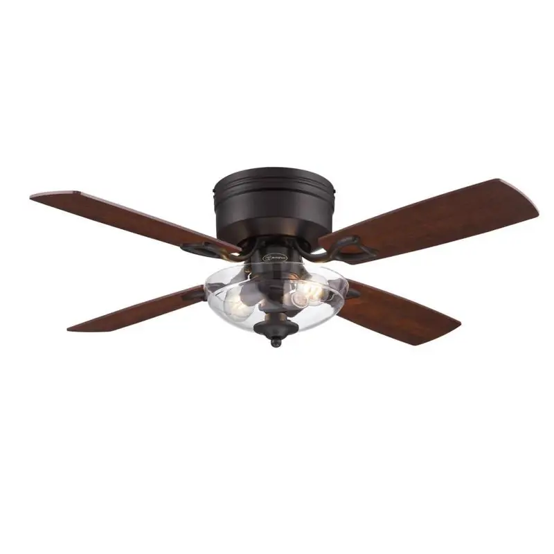 Hadley 42 Inch Oil Rubbed Bronze Led Indoor Ceiling Fan With Lights