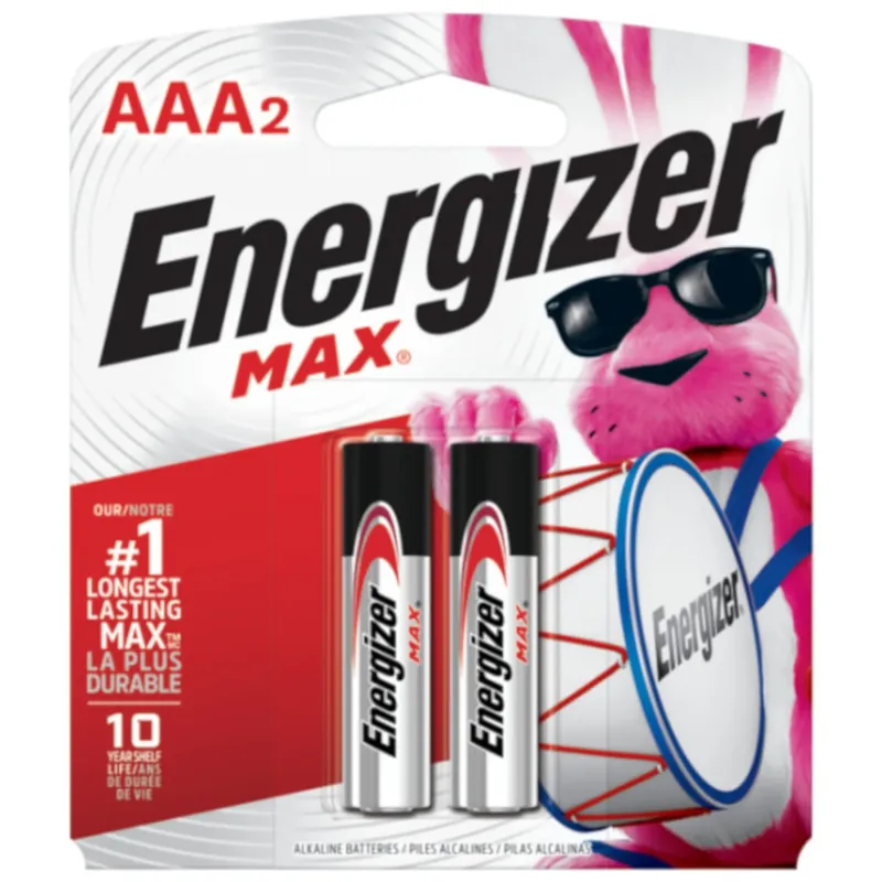 Max Aaa Alkaline Batteries 2 Pk Carded