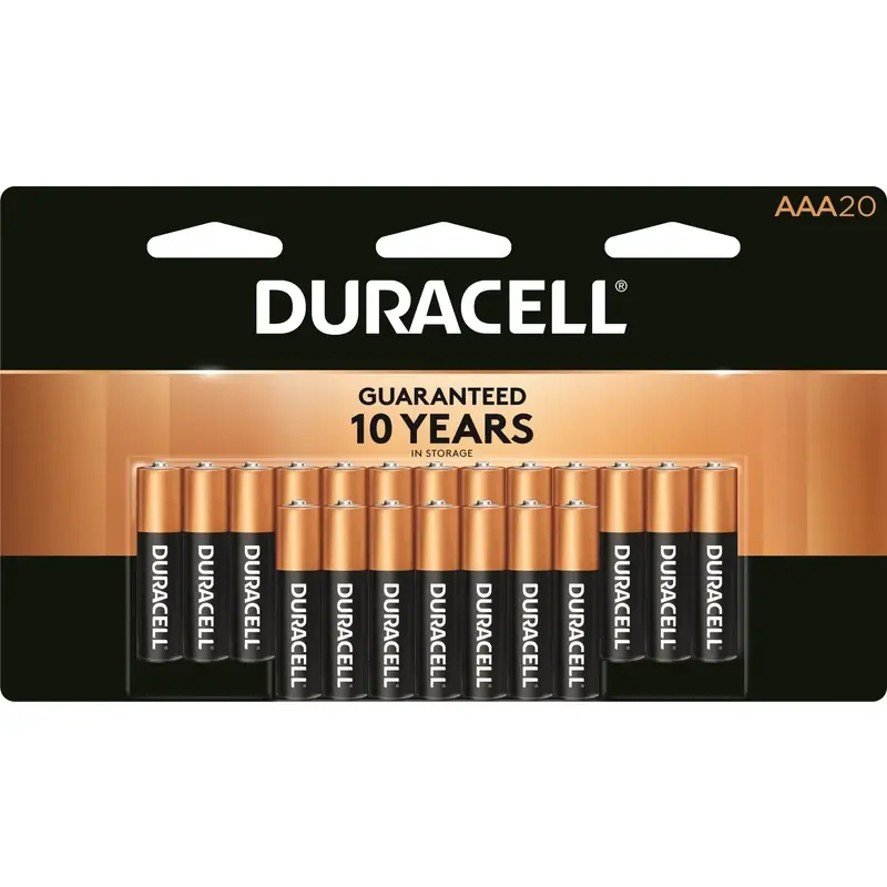 Coppertop Aaa Alkaline Batteries 20 Pk Carded