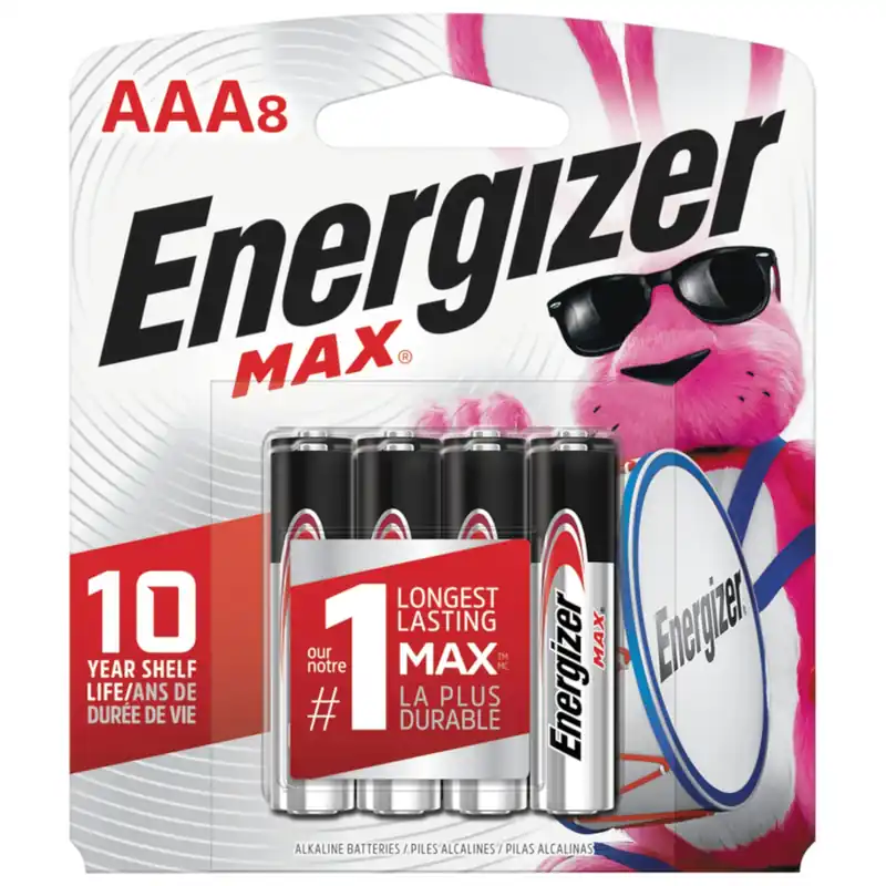 Max Aaa Alkaline Batteries 8 Pk Carded