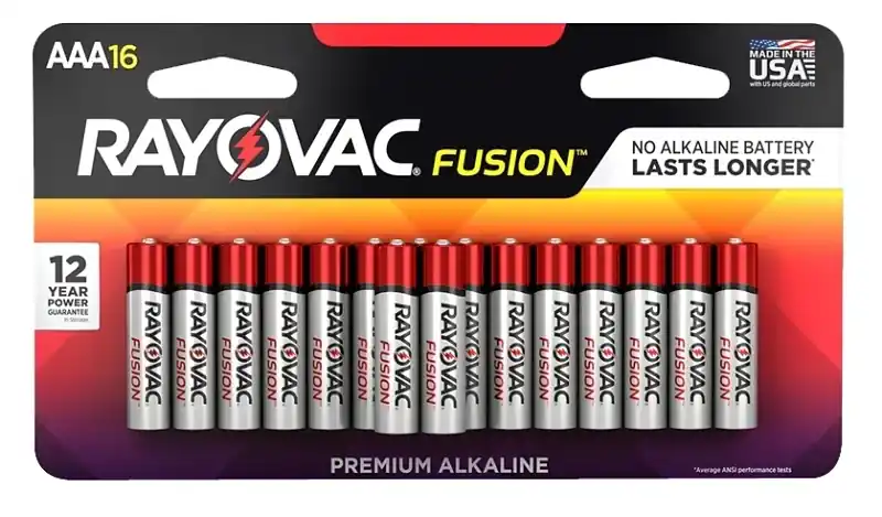 Fusion Aaa Alkaline Batteries 16 Pk Carded