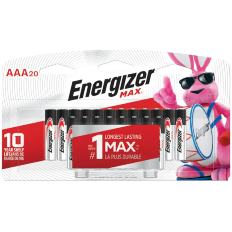 Max Aaa Alkaline Batteries 20 Pk Carded