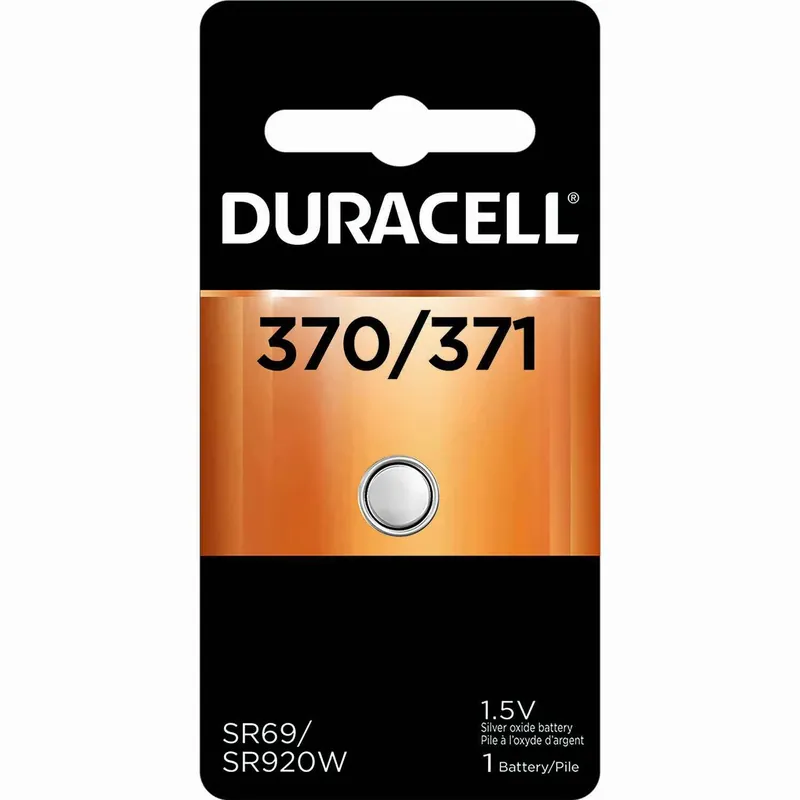 Silver Oxide 370/371 1.5 V 40 Mah Button Cell Battery 1 Pk