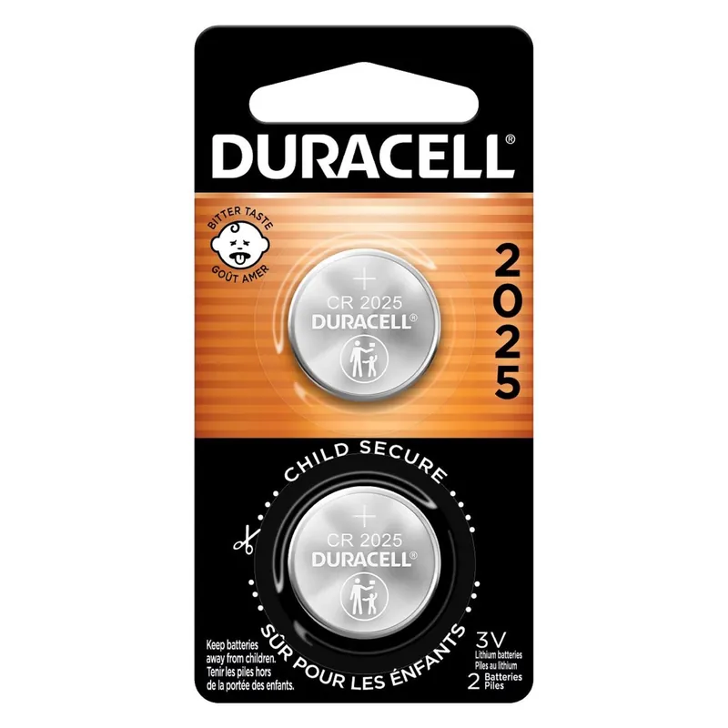 Lithium Coin 2025 3 V 165 Mah Medical Battery 2 Pk