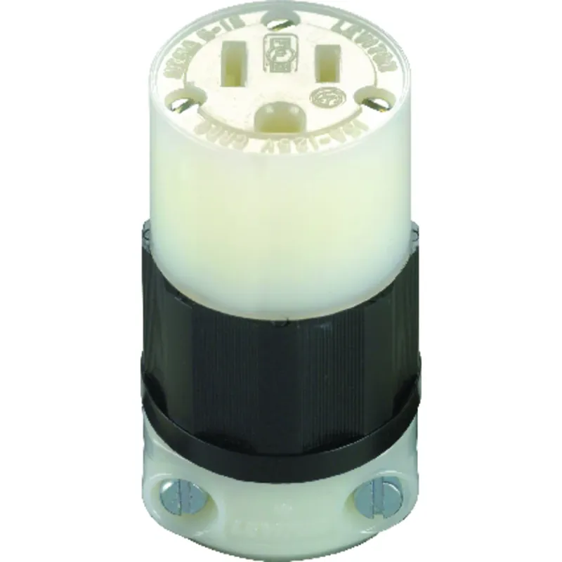 Industrial Nylon Grounding Plug 5-15r 2 Pole 3 Wire 15 Amp