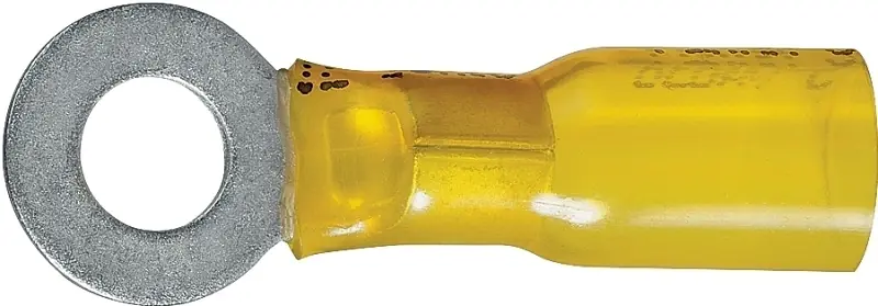 Xtreme 12-10 Ga. Insulated Wire Ring Terminal Yellow 3 Pk