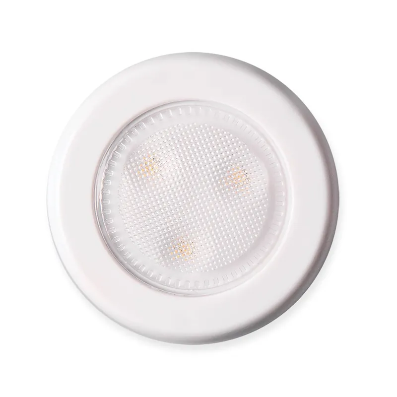 White Battery Powered Led Puck Light 3 Pk