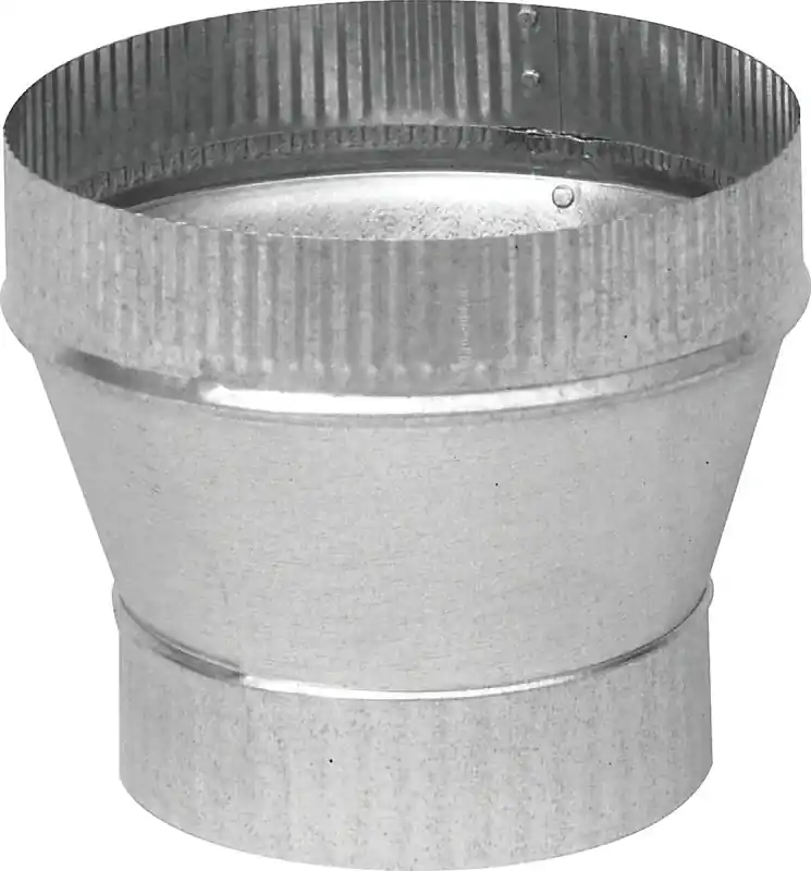 Hvac Duct Pipe Taper Increaser, 3 X 4 In., 24-guage