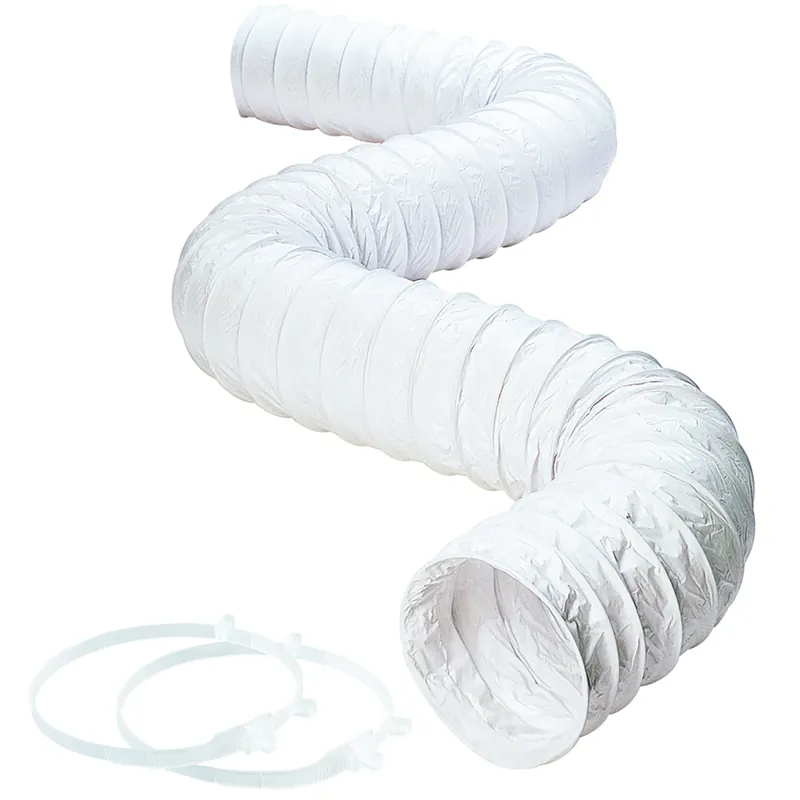 8 Ft. L X 3 In. D White Vinyl Dryer And Vent Hose - Model Cph38w