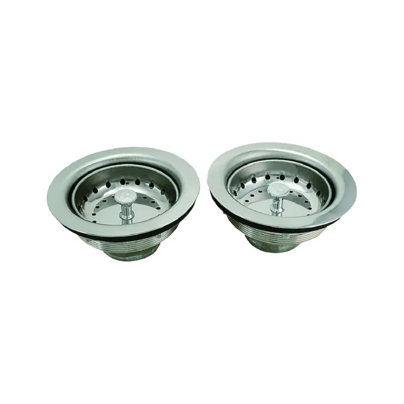 3-1/2 In. Chrome Stainless Steel Sink Strainer