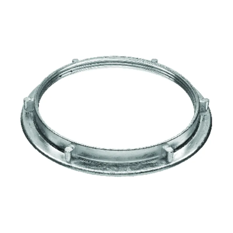 4-3/8 In. D Chrome Brass Strainer Locknut
