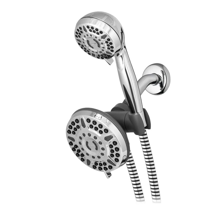 Powerpulse Massage Dual Shower System 6+6-spray 1.8 Gpm Handheld & Rainfall Showerhead, Chrome