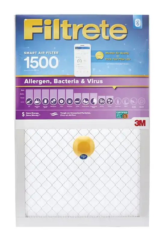 20 In. W X 20 In. H X 1 In. Polypropylene 1500 Mpr Smart Air Filter 1 Pk