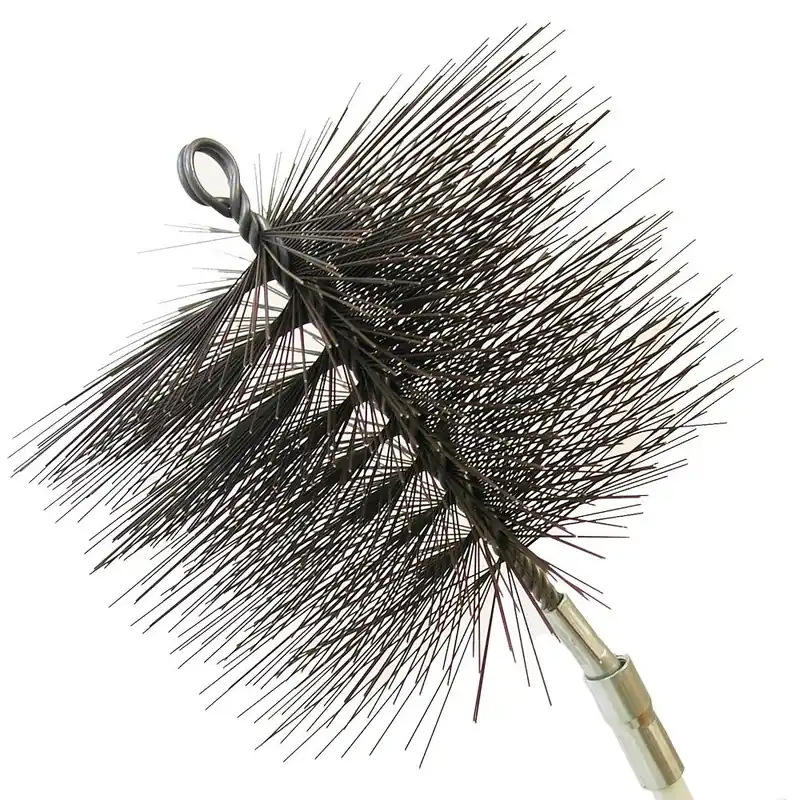 Chimney Sweep 7 In. Round Oil Tempered Chimney Brush
