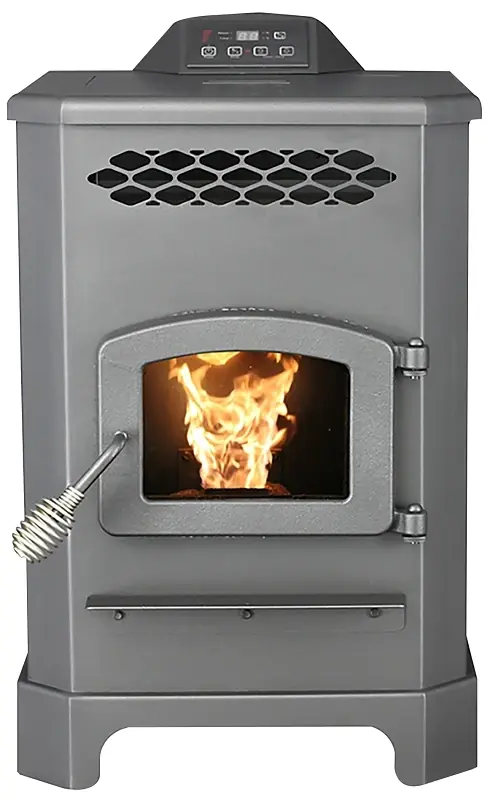 Compact Pellet Stove, Up To 48,000 Btu Output