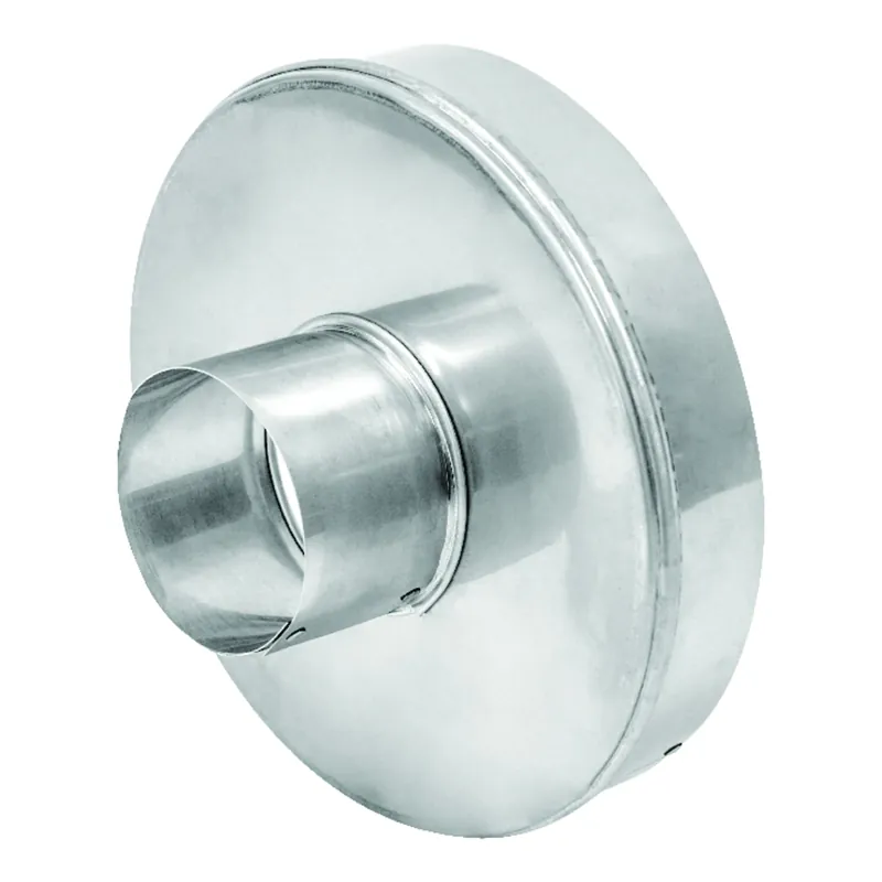 Galvanized Steel Stove Pipe Adapter For Vp Pellet To Ultra-temp Chimney Pipe