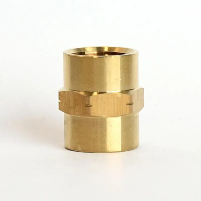 3/8 In. Fpt X 3/8 In. D Fpt Brass Coupling For Plumbing Applications