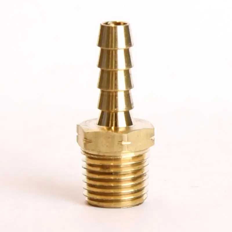 Brass 1/4 In. D X 1/4 In. D Adapter 1 Pk