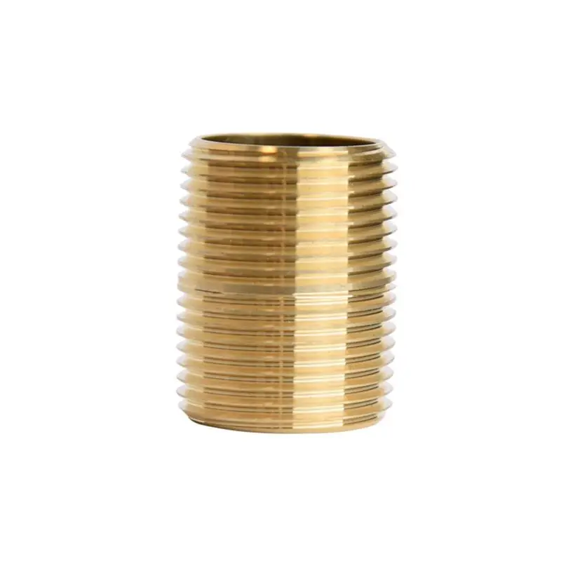 3/4 Inch Mpt Brass Close Nipple For Plumbing Applications