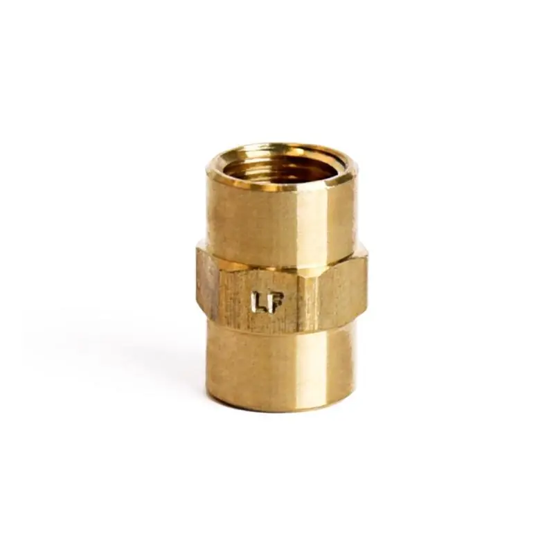 1/8 In. Fpt X 1/8 In. D Fpt Brass Coupling For Plumbing Applications