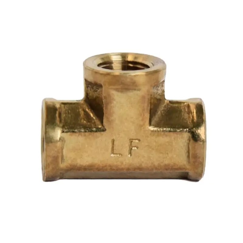 1/8 In. Fpt X 1/8 In. D Fpt Brass Tee - Durable Plumbing Fitting