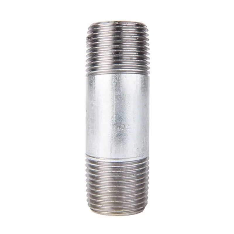 1/2 Inch X 2-1/2 Inch Welded Steel Galvanized Nipple Pipe Fitting