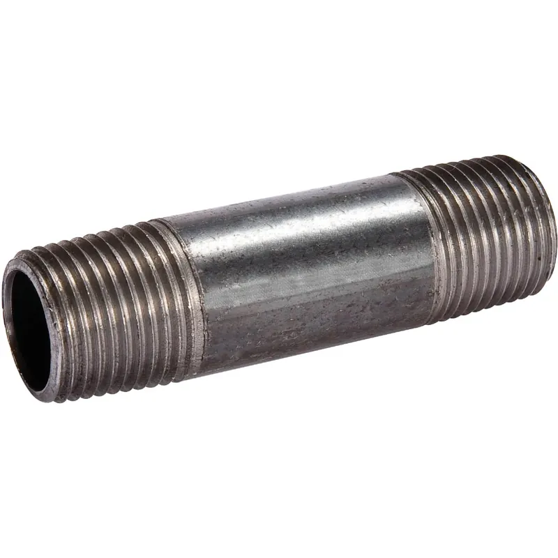 1/2 In. X 5 In. Schedule 40 Steel Black Iron Nipple Fitting