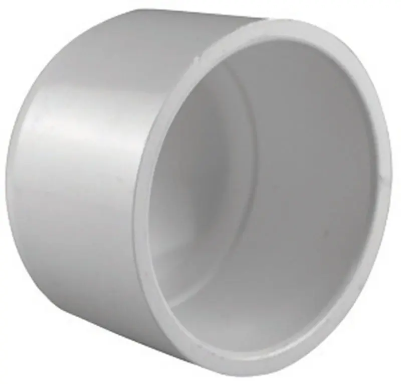 Schedule 40 4 In. Slip X 4 In. D Slip Pvc Cap 1 Pk