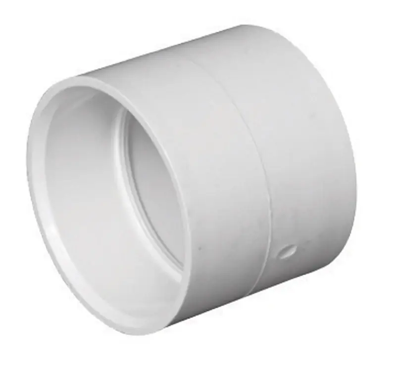 Schedule 40 4 In. Hub X 4 In. D Hub Pvc Coupling 1 Pk