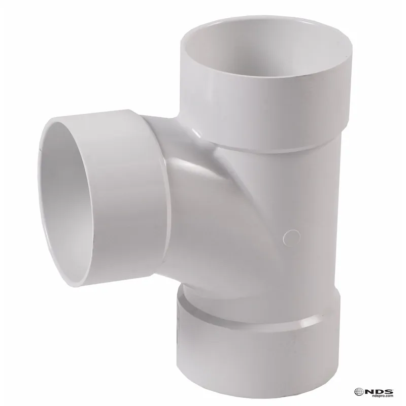 Schedule 35 3 In. Hub Each X 3 In. D Hub Pvc Sanitary Tee 1 Pk