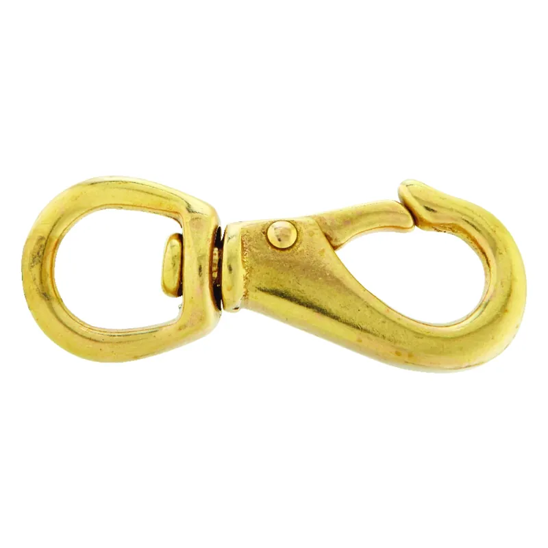 Bronze Swivel Round Eye Quick Snap, 5/8 In.