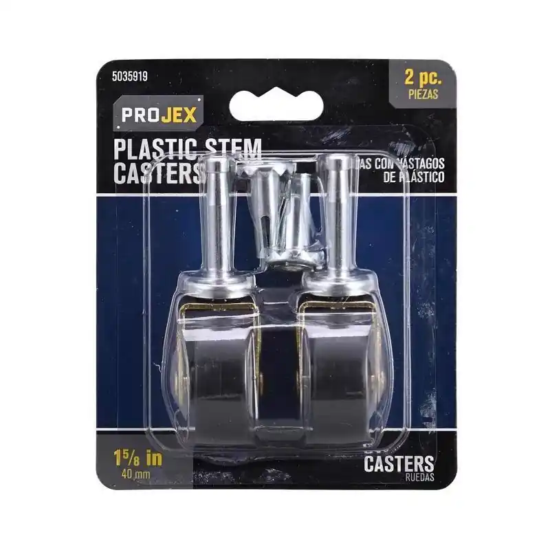 Projex 1-5/8 In. D Plastic Caster 50 Lb 2 Pk