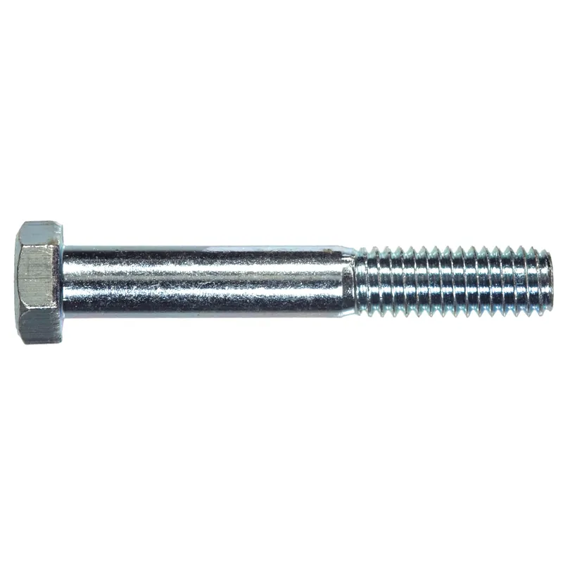 7/16 In. D X 5 In. L Zinc Plated Steel Hex Bolt 25 Pk
