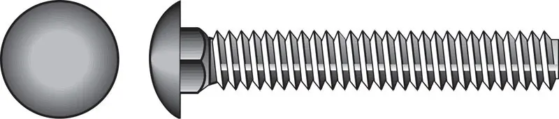 Hillman 1/4 In. 31 X 2-1/2 In. 31 L Zinc-plated Steel Carriage Bolt 100 Pk