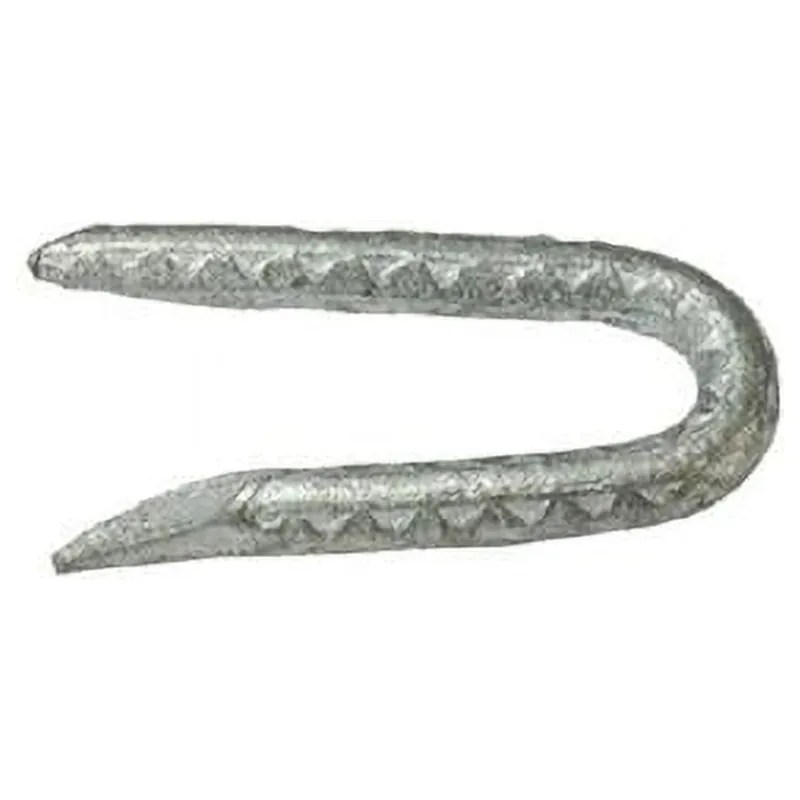Grip-rite 1/4 In. W X 1-3/4 In. L Galvanized Steel Fence Staples 9 Ga. 1 Lb