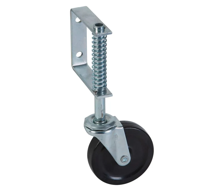 4 In. 31 D Rubber Gate Caster 125 Lb 1 Pk