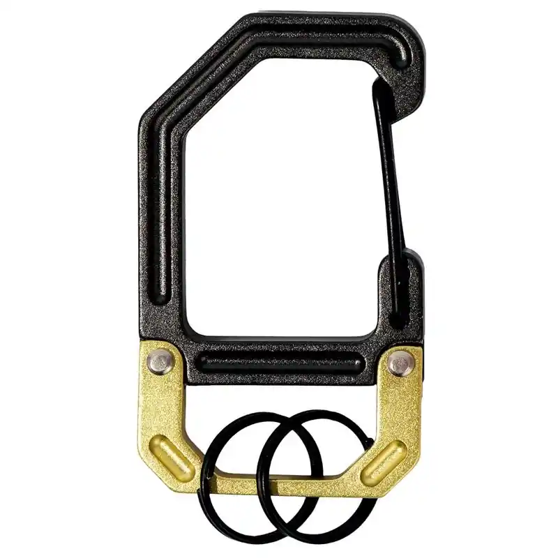 Apex Aluminum Black/gold Clip/hook Carabiner Key Chain - Model 9977220