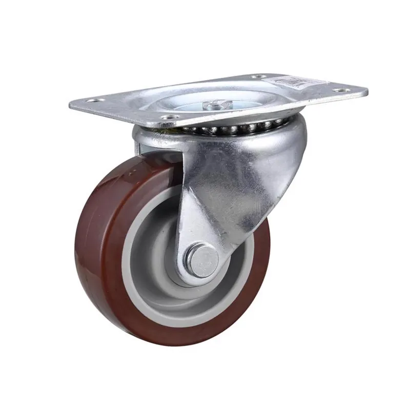 Projex 4 In. D Swivel Hard Rubber Caster 210 Lb 1 Pk