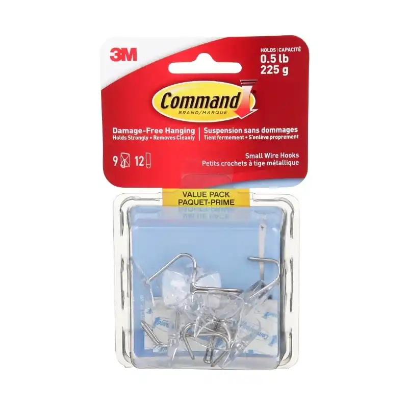 Clear Small Utensil Hook Value Pack, Model 17067clrc-vp