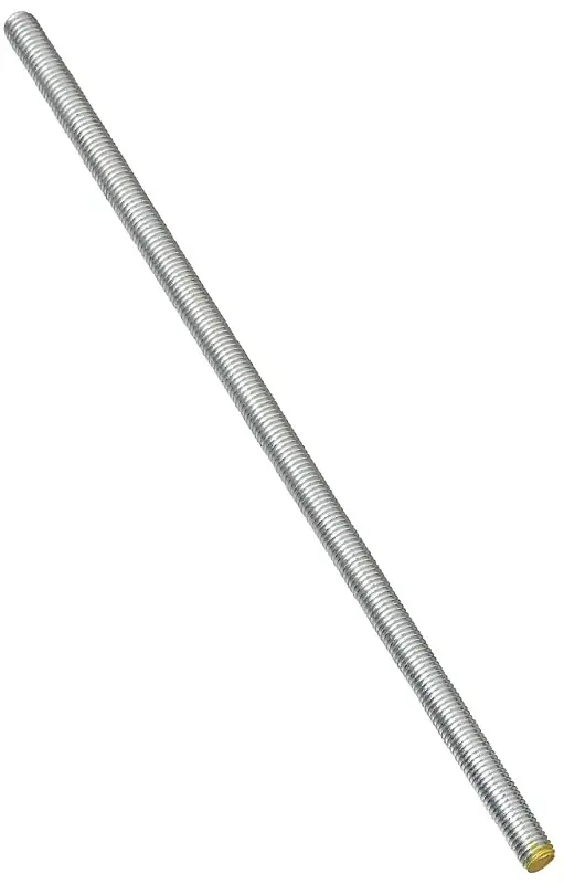 Threaded Rod, Zinc, 16 Tpi, 3/8 X 12 In.
